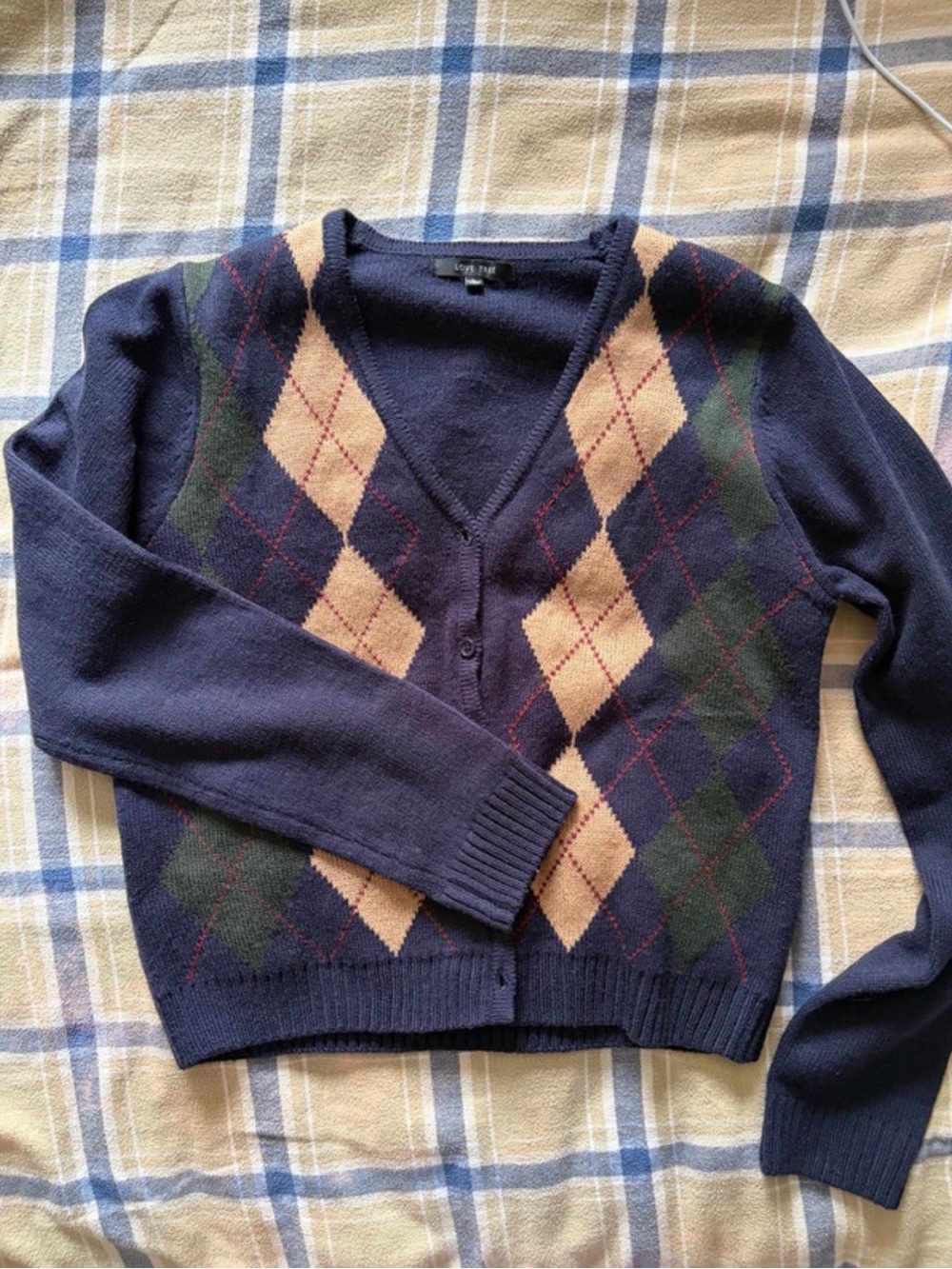 Argyle Cardigan